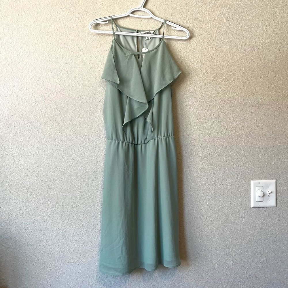 Charming Charlie Sage Green Dress NWT